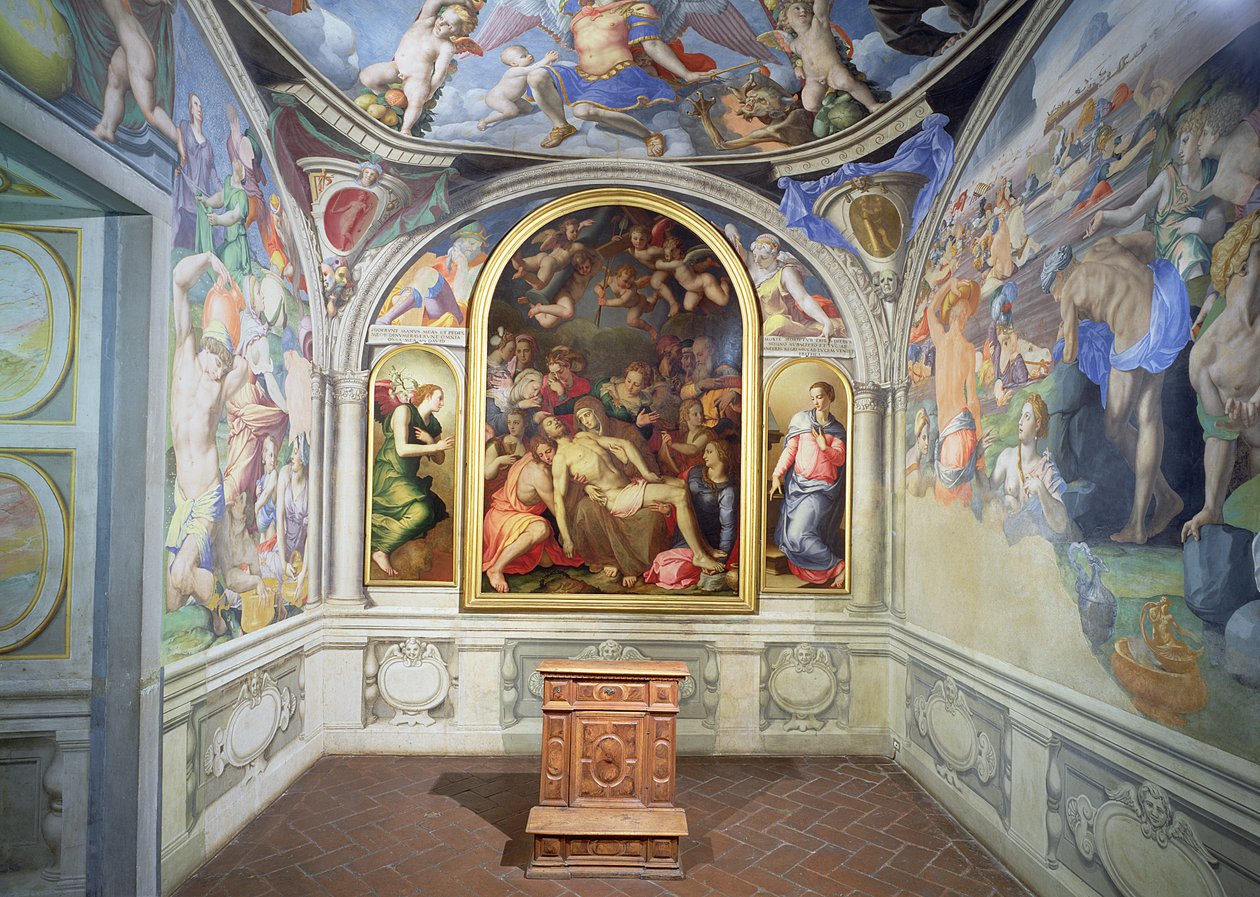 The chapel of Eleonora of Toledo, designed by Bartolomeo Ammannati and decorated by Agnolo Bronzino c.1543 by Unbekannt