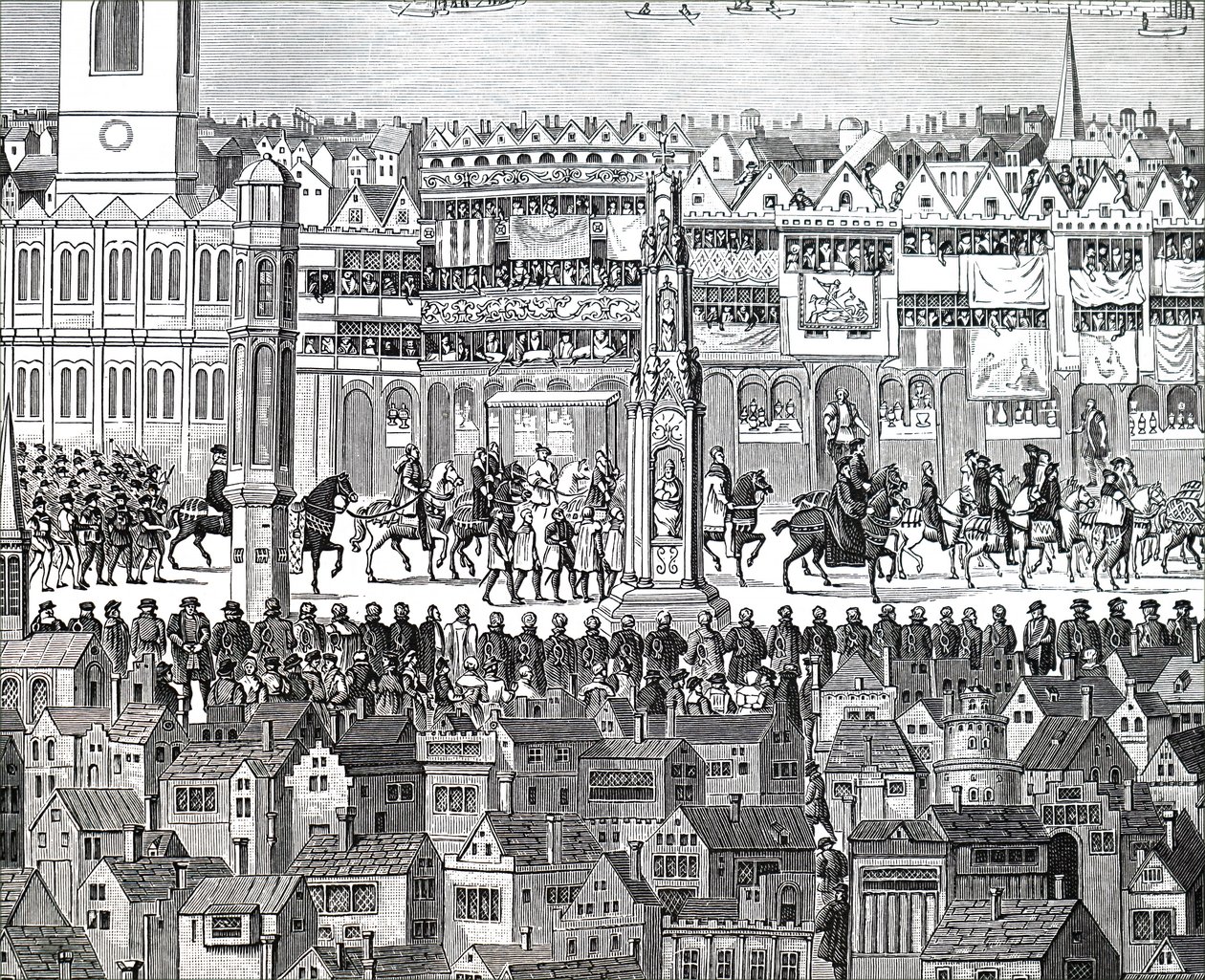 The Coronation Procession of King Edward VI by Unbekannt