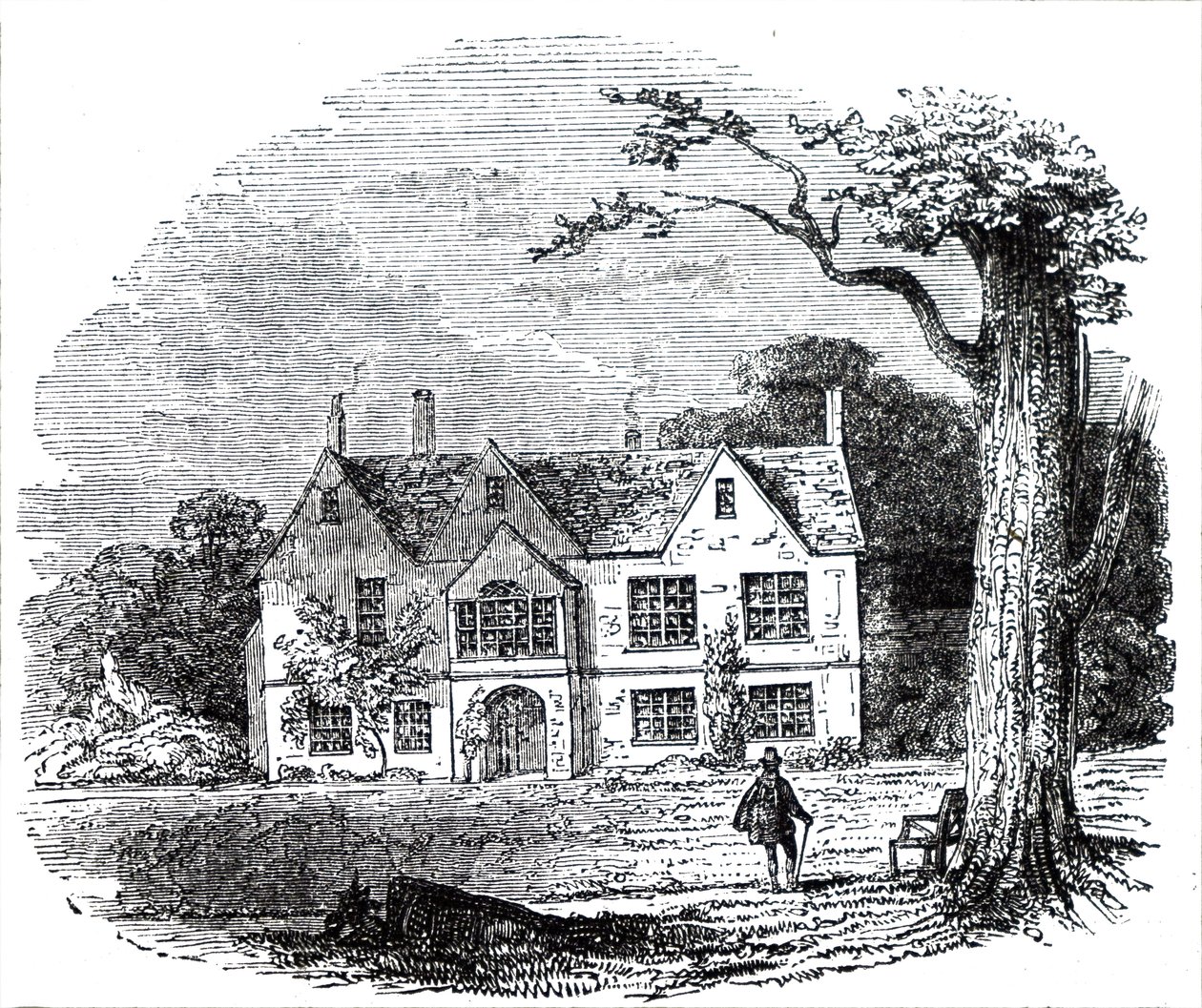 The Home of Walter Raleigh by Unbekannt