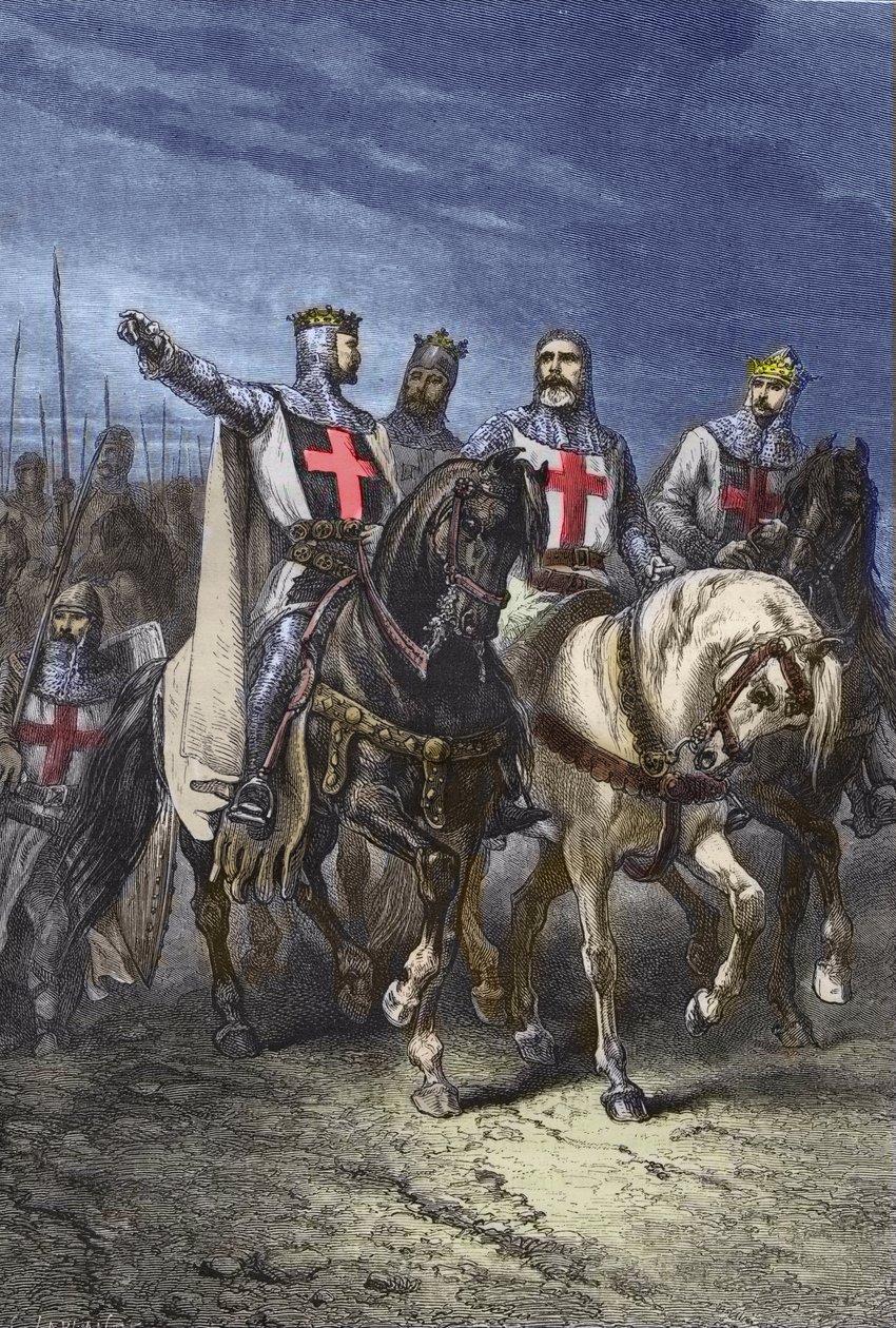 The leaders of the first crusade: Godfrey of Bouillon by Unbekannt