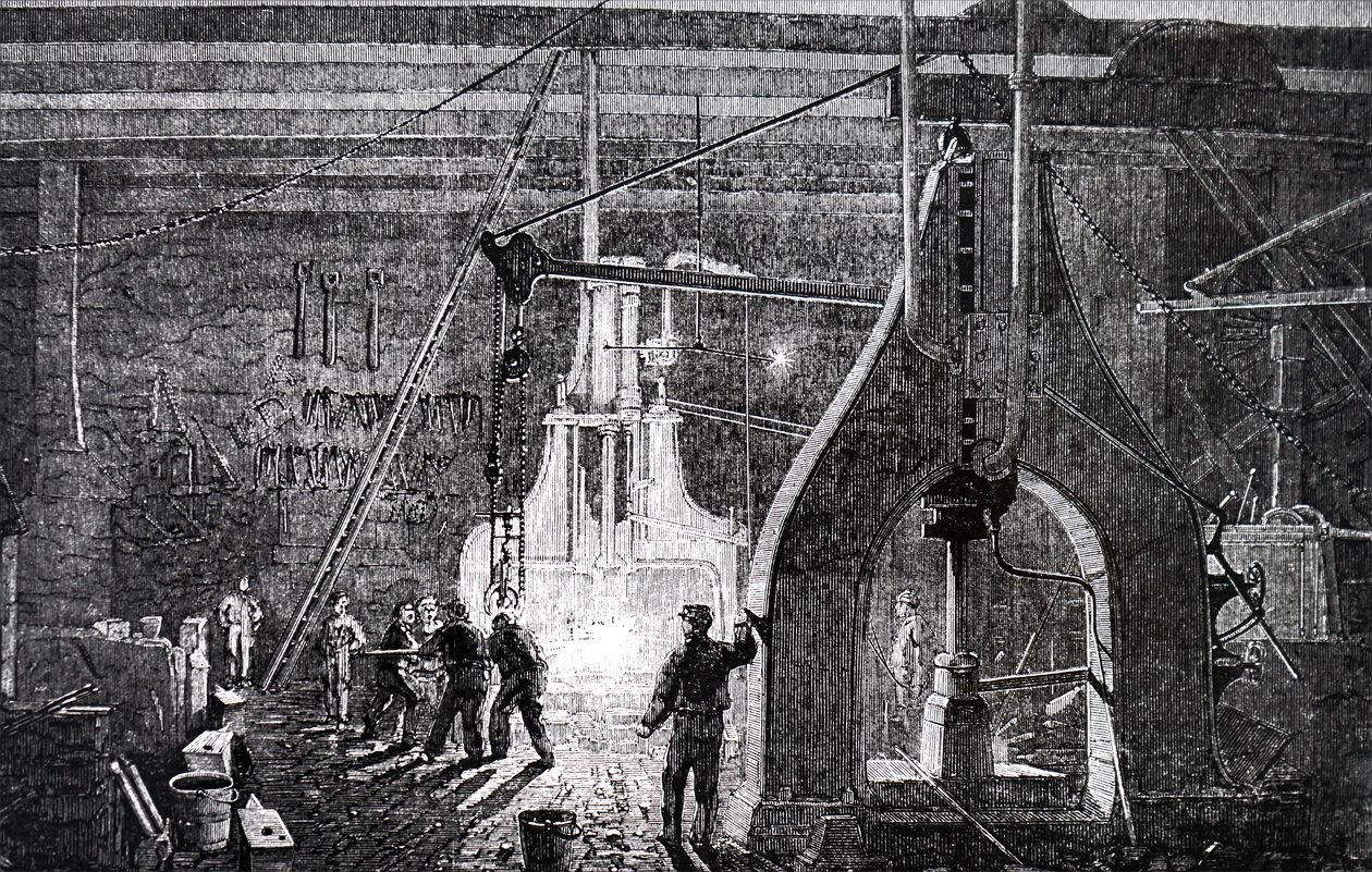 The manufacture floor of the Robert Stephenson and Company by Unbekannt