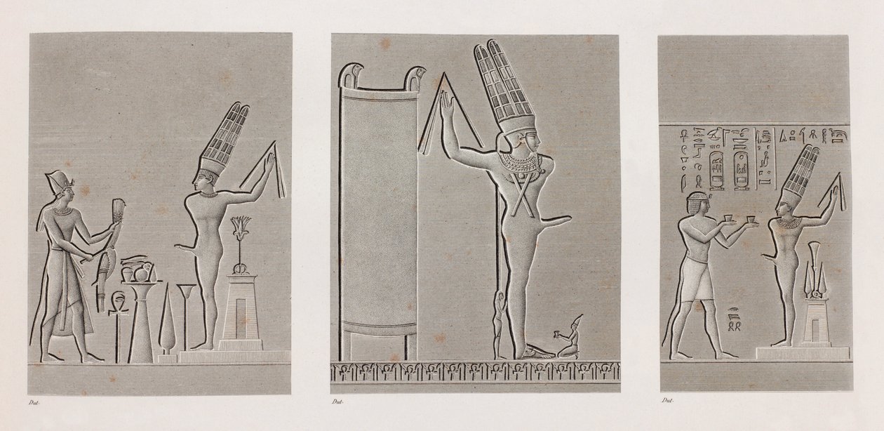 Thebes, Karnak close up series by Unbekannt