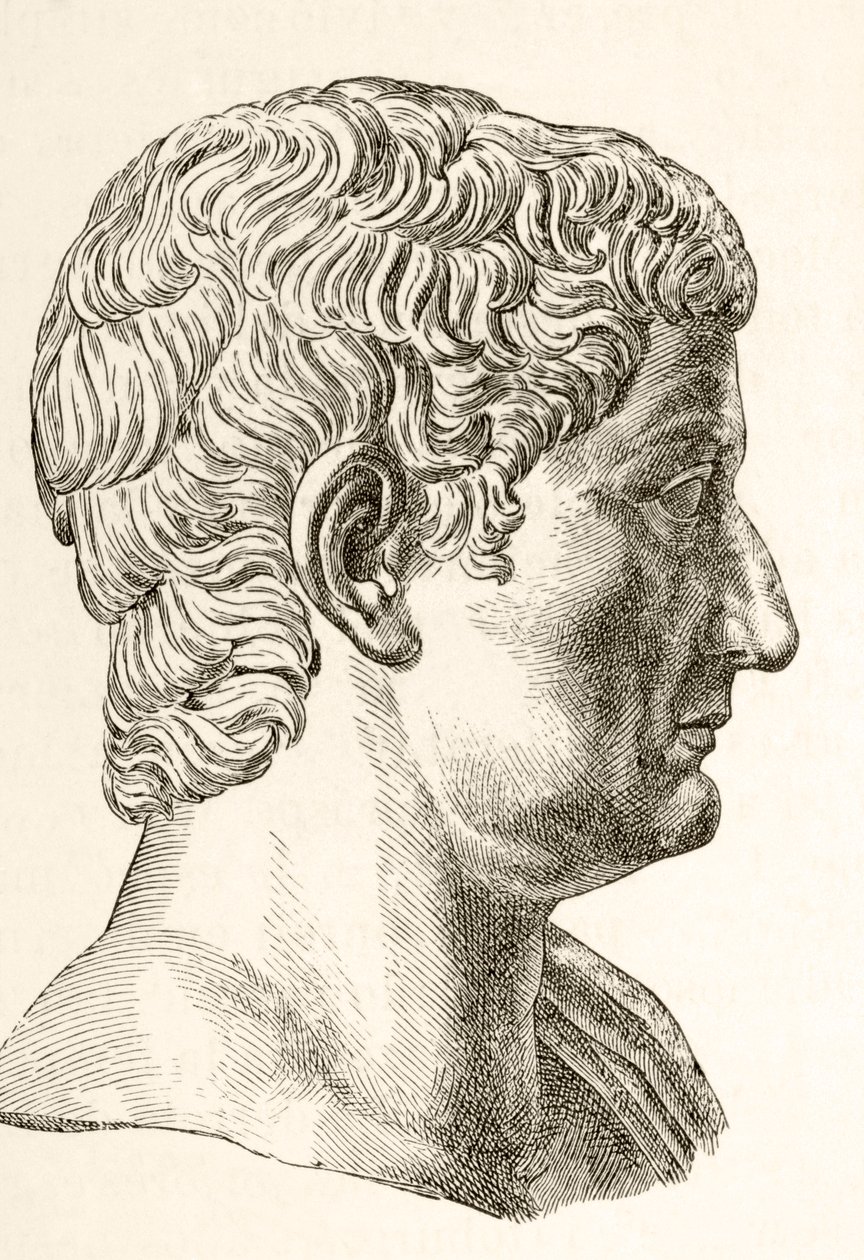 Tiberius Caesar Augustus (42BC - 37AD), Second Roman Emperor, Born Tiberius Claudius Nero, from 