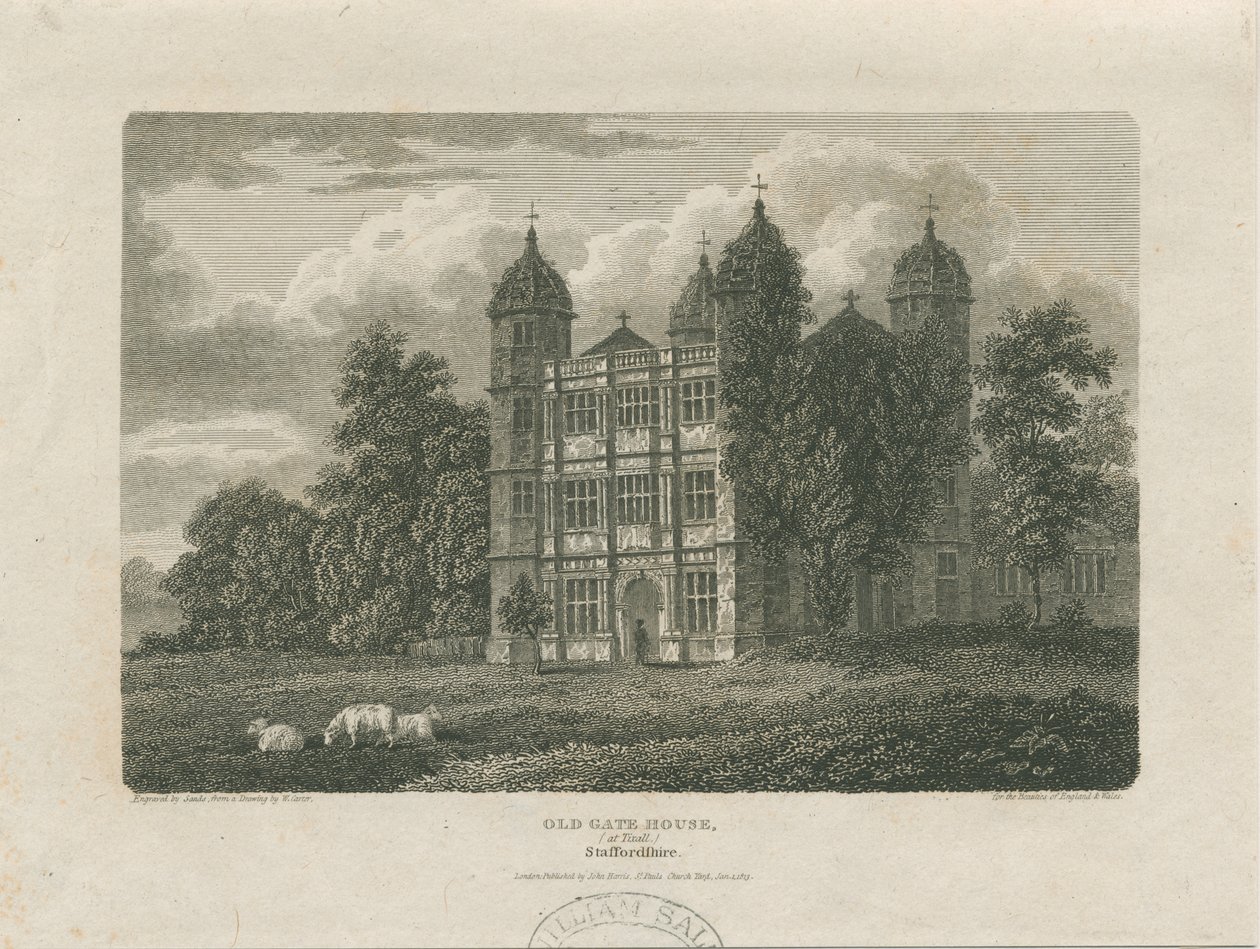 Tixall Hall - Gatehouse, 25 Nov 1775 by Unbekannt