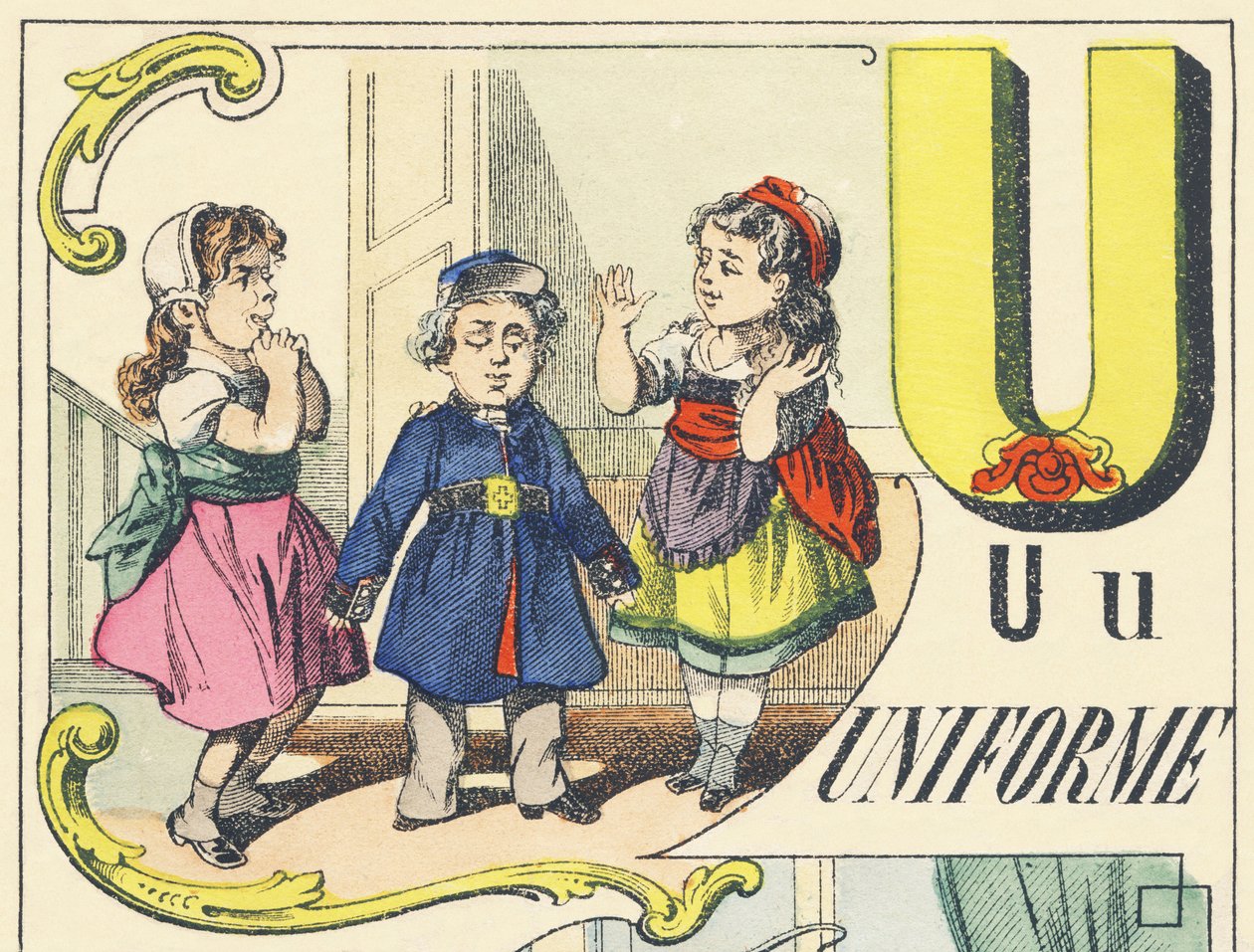U: uniform - Games Alphabet, c.1890 by Unbekannt