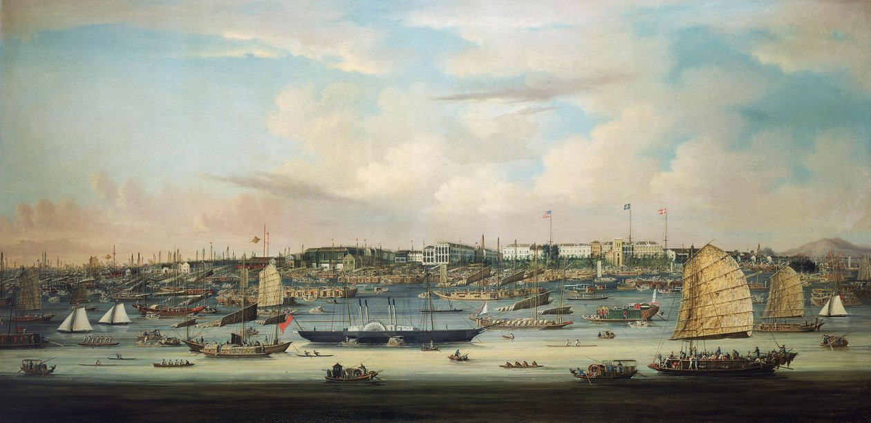 View of Canton by Unbekannter Künstler