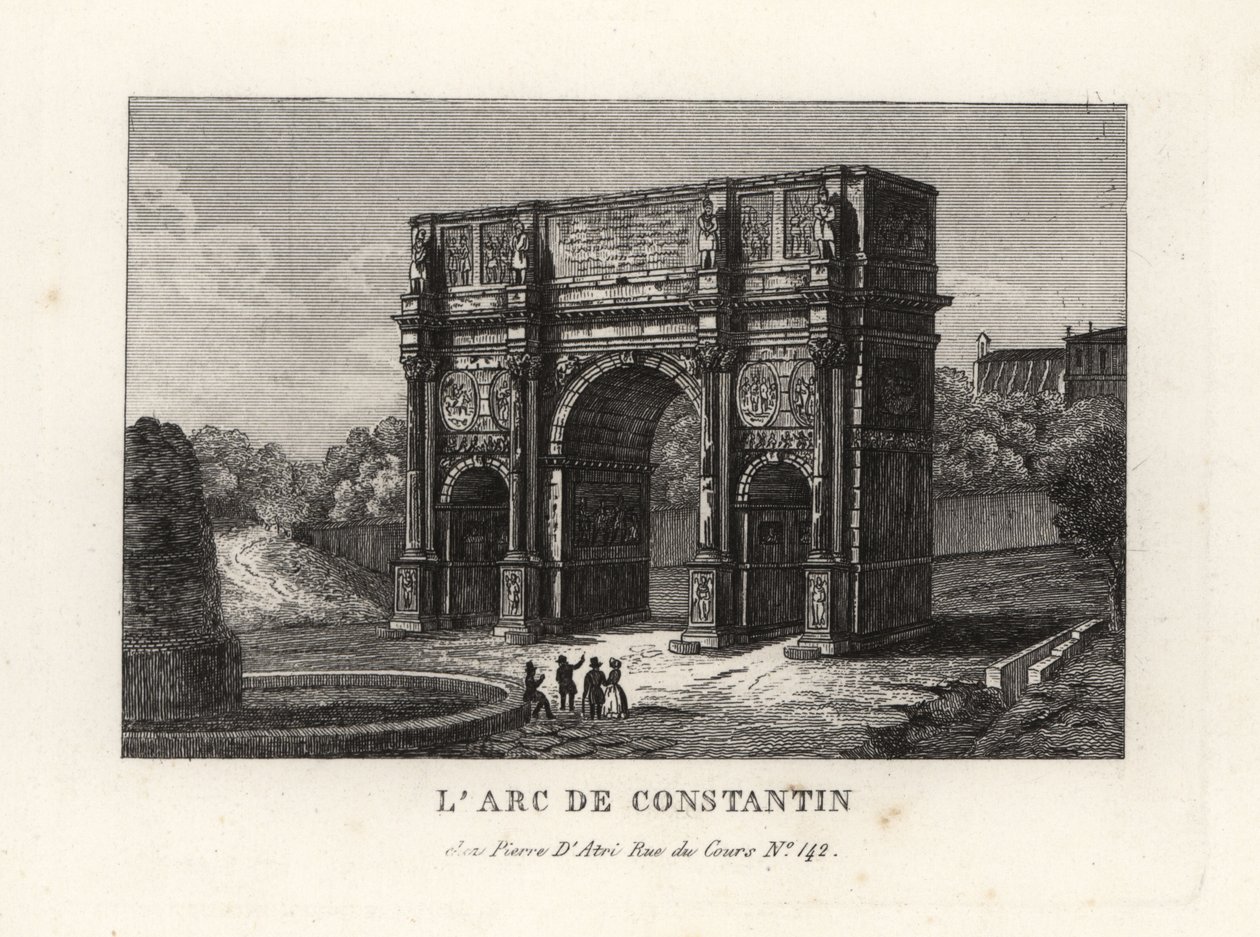 View of the Arch of Constantine, Rome by Unbekannt