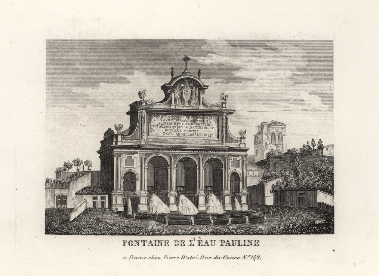View of the Fontana dell