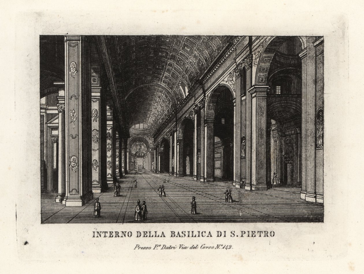 View of the interior of St. Peter