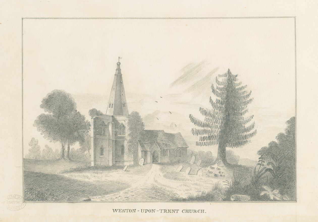 Weston-on-Trent Church by Unbekannt