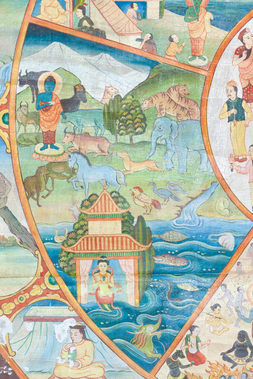 Wheel of Life (detail) by Unbekannter Künstler
