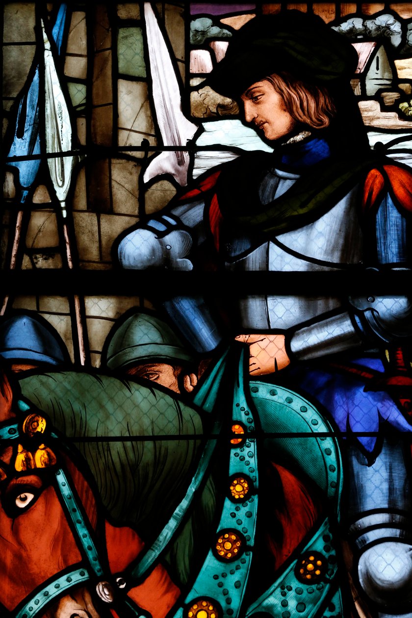 Window, Bourges Cathedral, France by Unbekannter Künstler