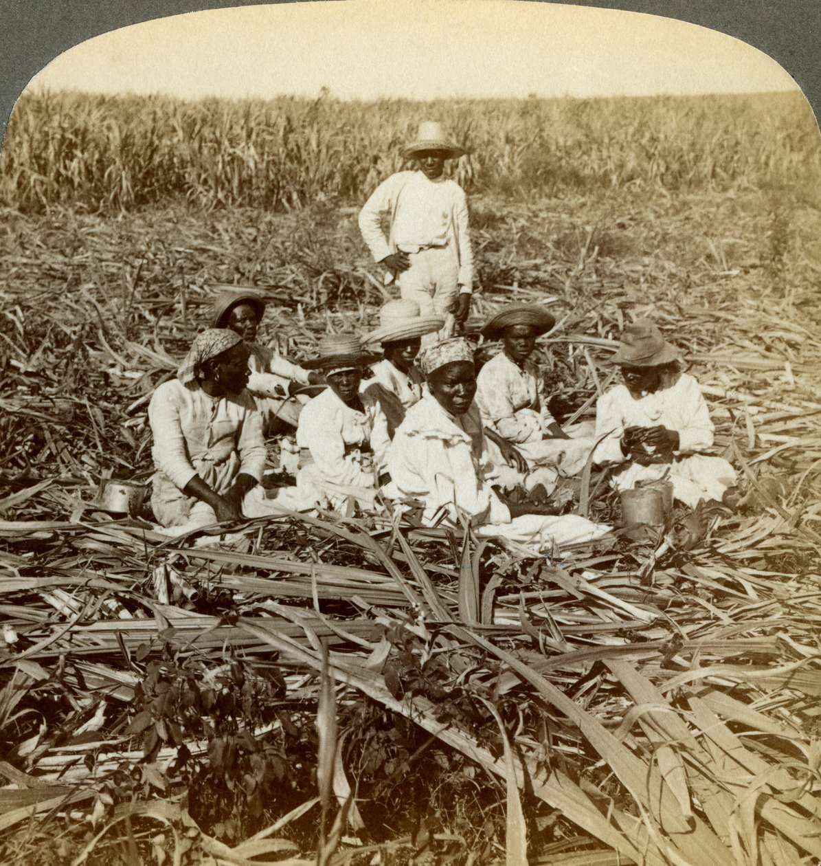 On La Union Sugar Plantation, San Luis, Santiago Province, Cuba by Underwood and Underwood