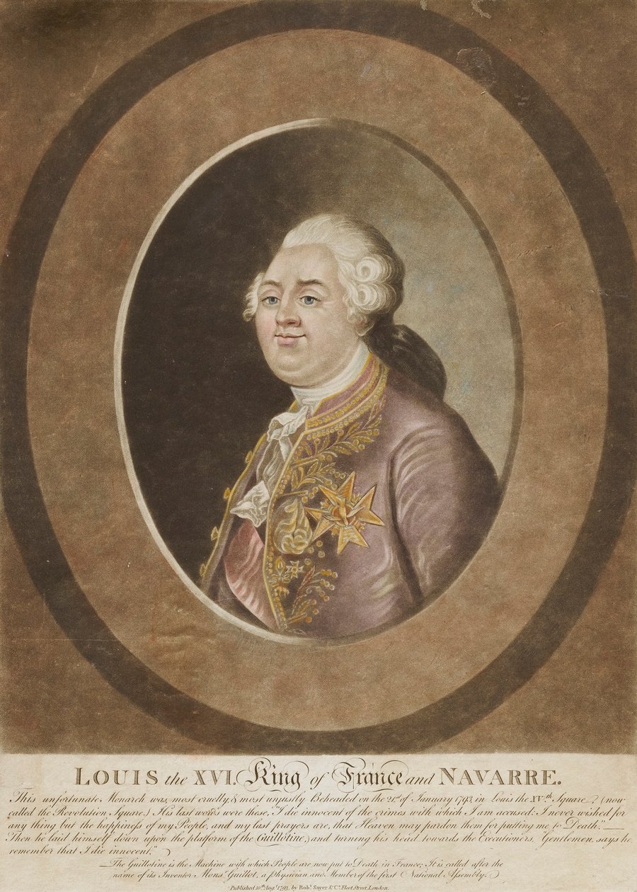 Louis XVI, King of France and Navarre by Unidentified