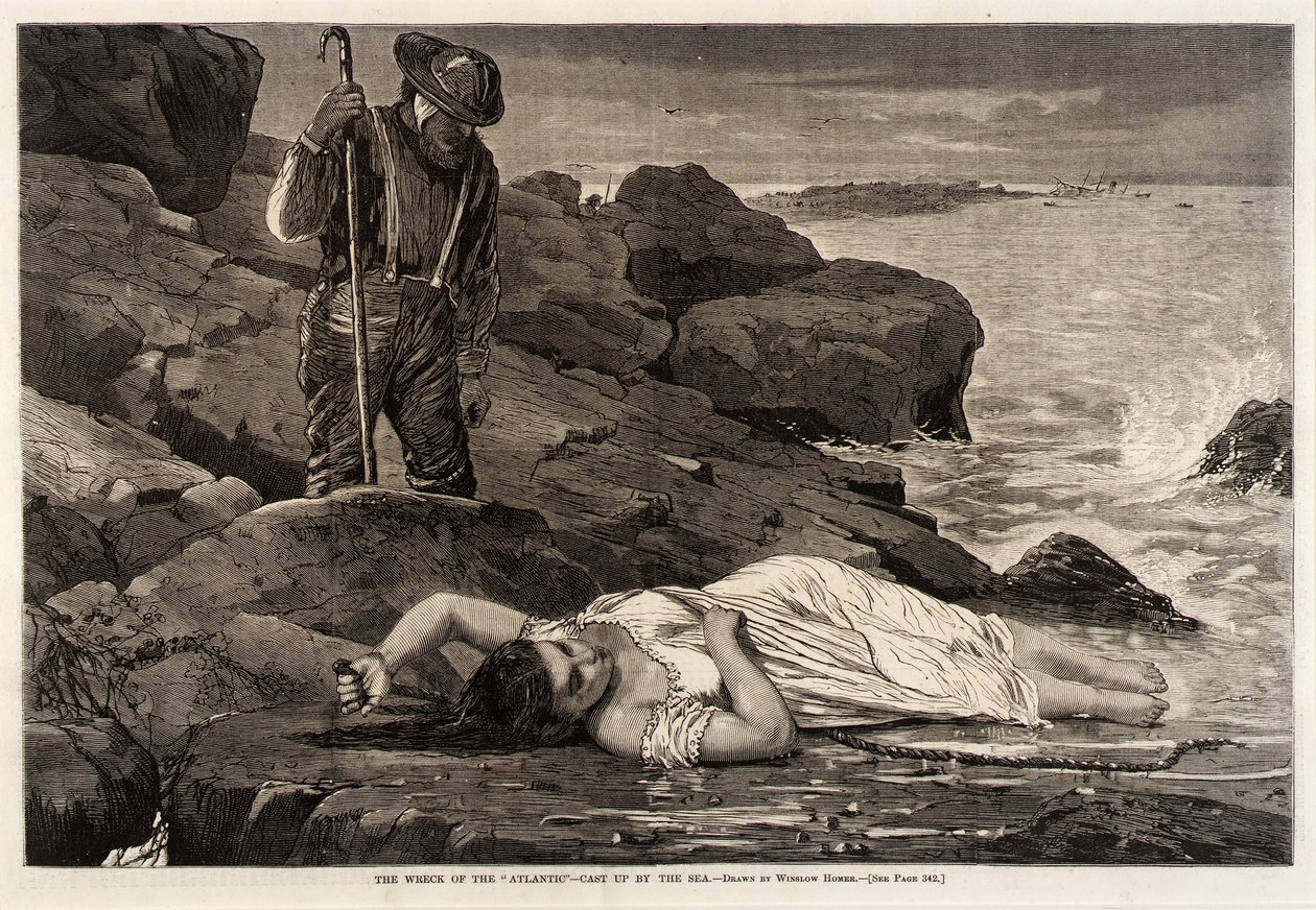 The Wreck of the Atlantic - Cast Up by the Sea by Unidentified
