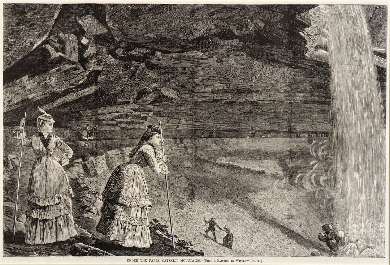 Under the Falls, Catskill Mountains by Unidentified