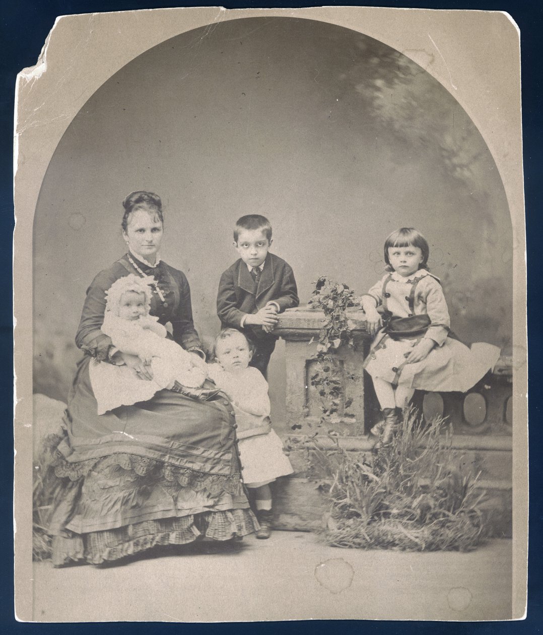 Kate Chopin with Sons Frederick, George, Jean and Oscar by Unknown