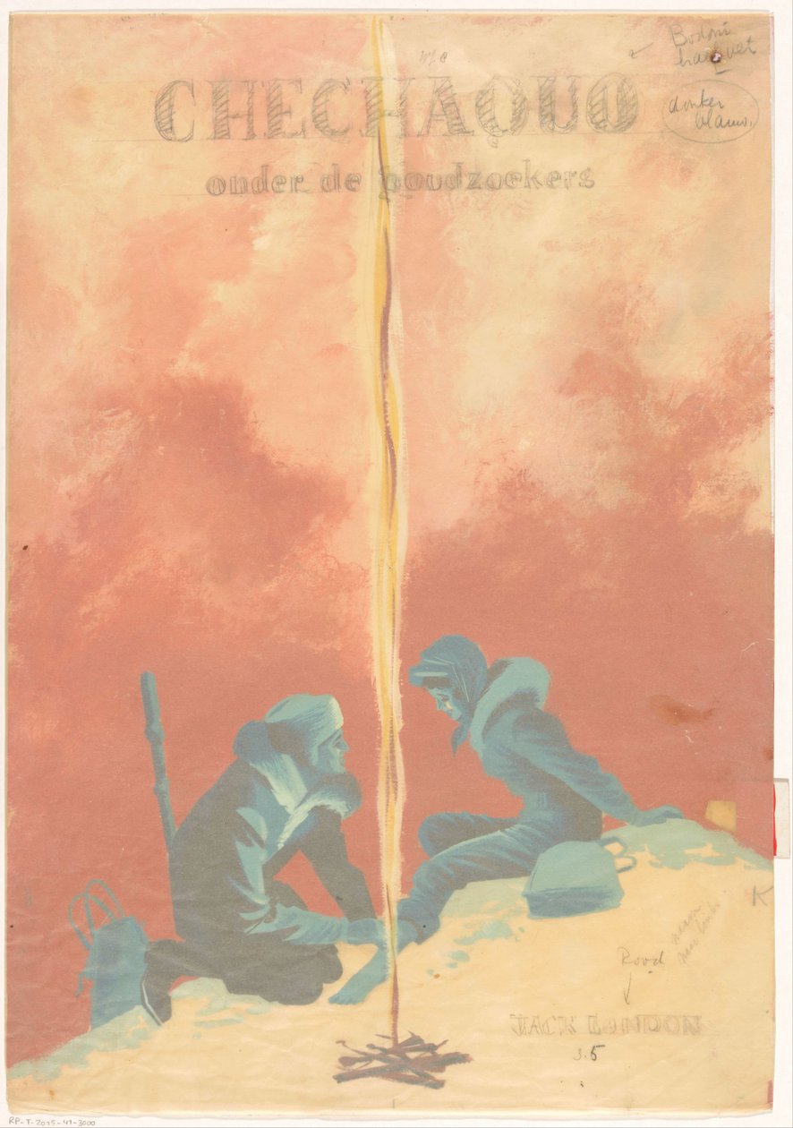 Cover Design for: Jack London, Chechaquo among the Gold Seekers (Chechaquo and Old Timers), 1958 by Unknown