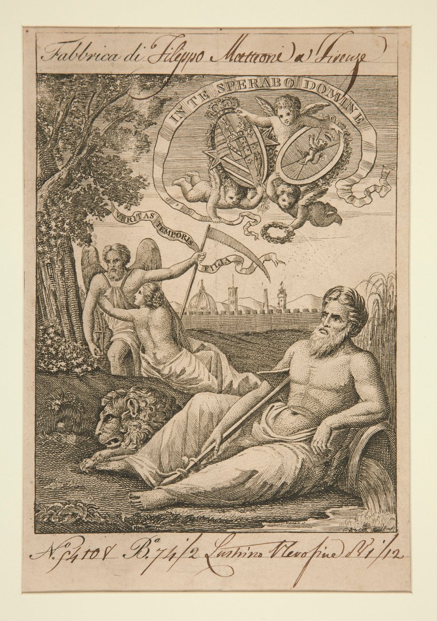 Classical Figures in Landscape by Unknown