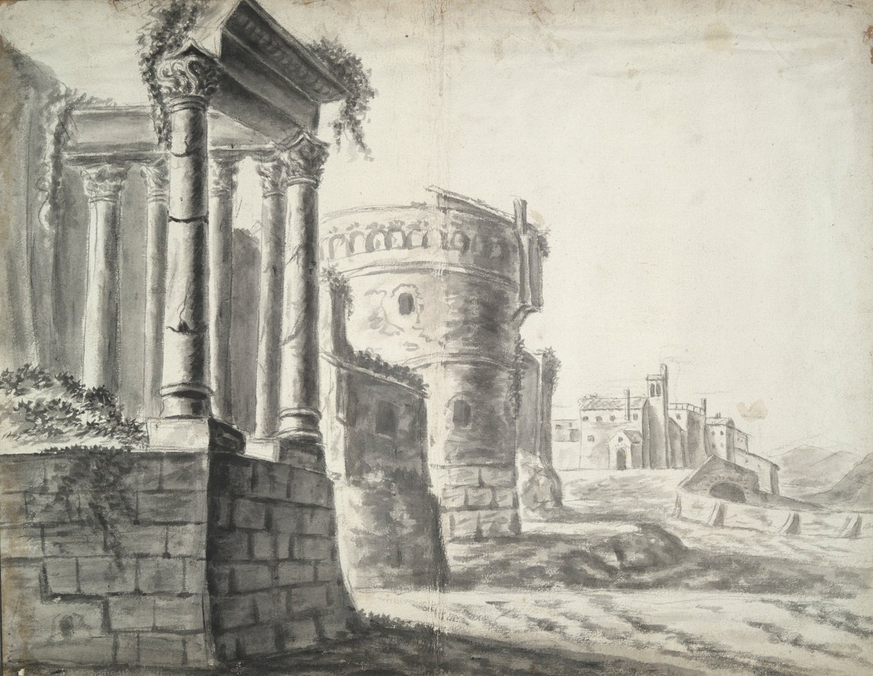 Classical Ruins and Other Buildings by Unknown