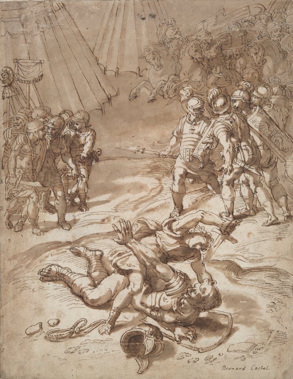 David Killing Goliath by Unknown