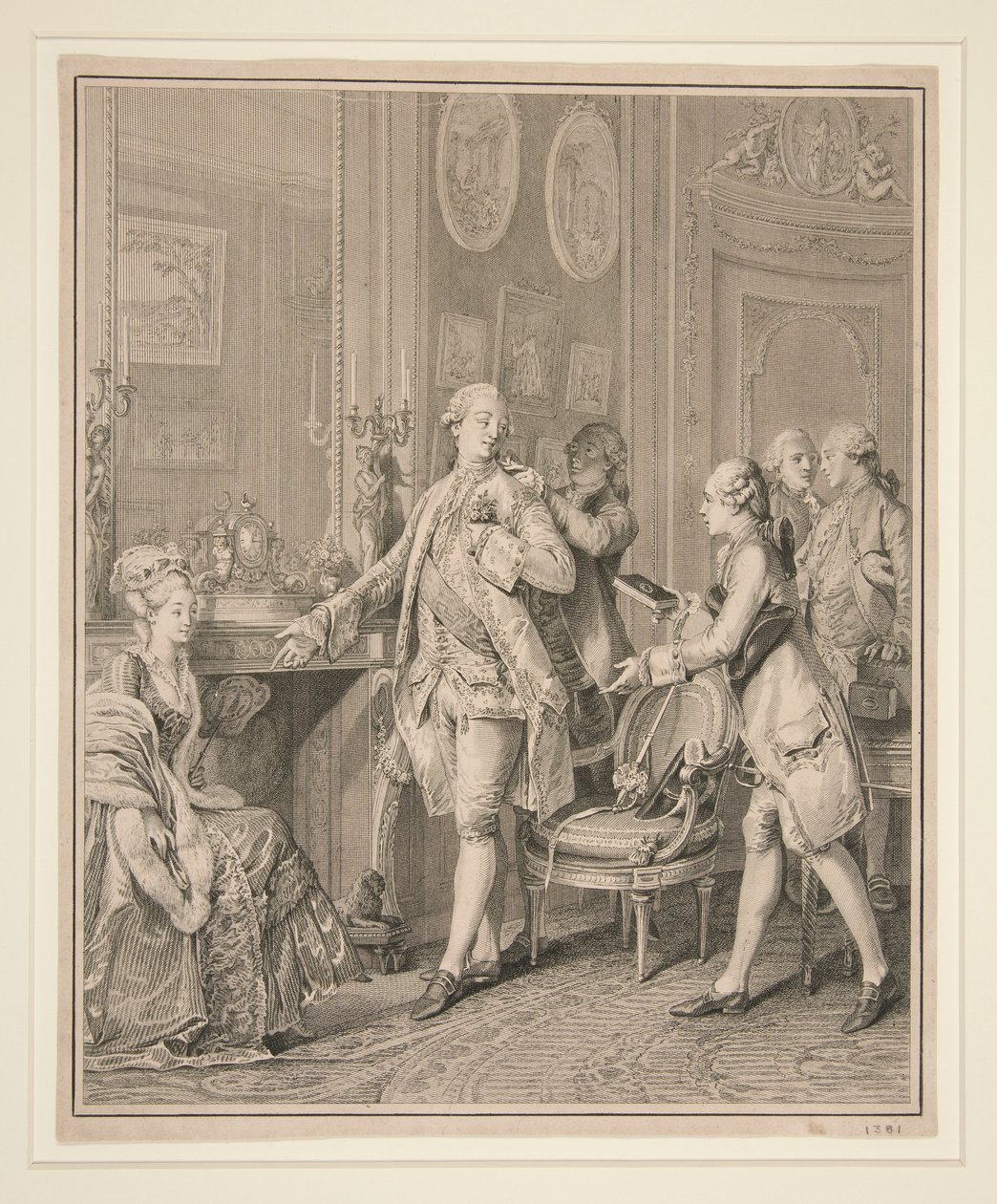 Drawing Room Scene (Preparation for a Ceremony) by Unknown