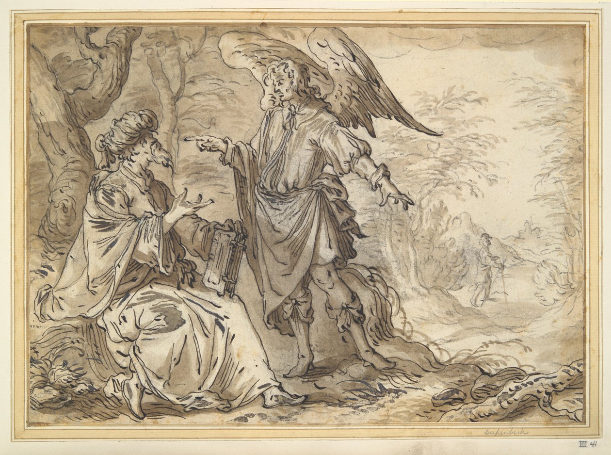 Elijah in the Desert by Unknown
