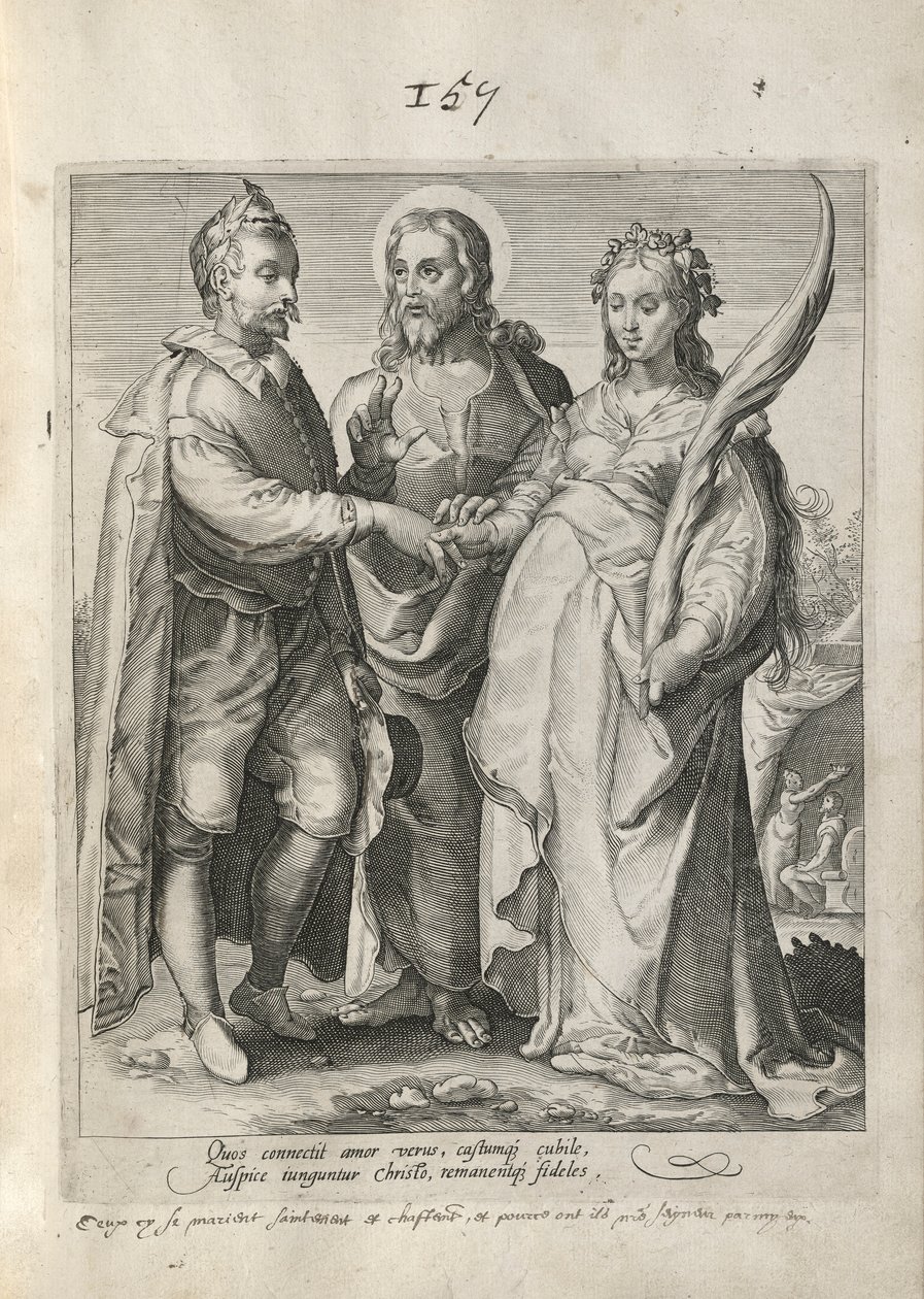Quos Connectit Amor Verus (Allegory of Faithful Marriage) by Unknown
