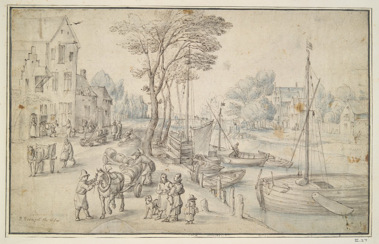 Village Wharf by Unknown