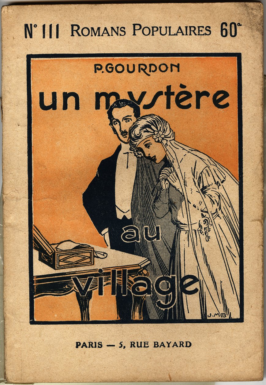 A couple of young brides discover a letter, cover illustration for 