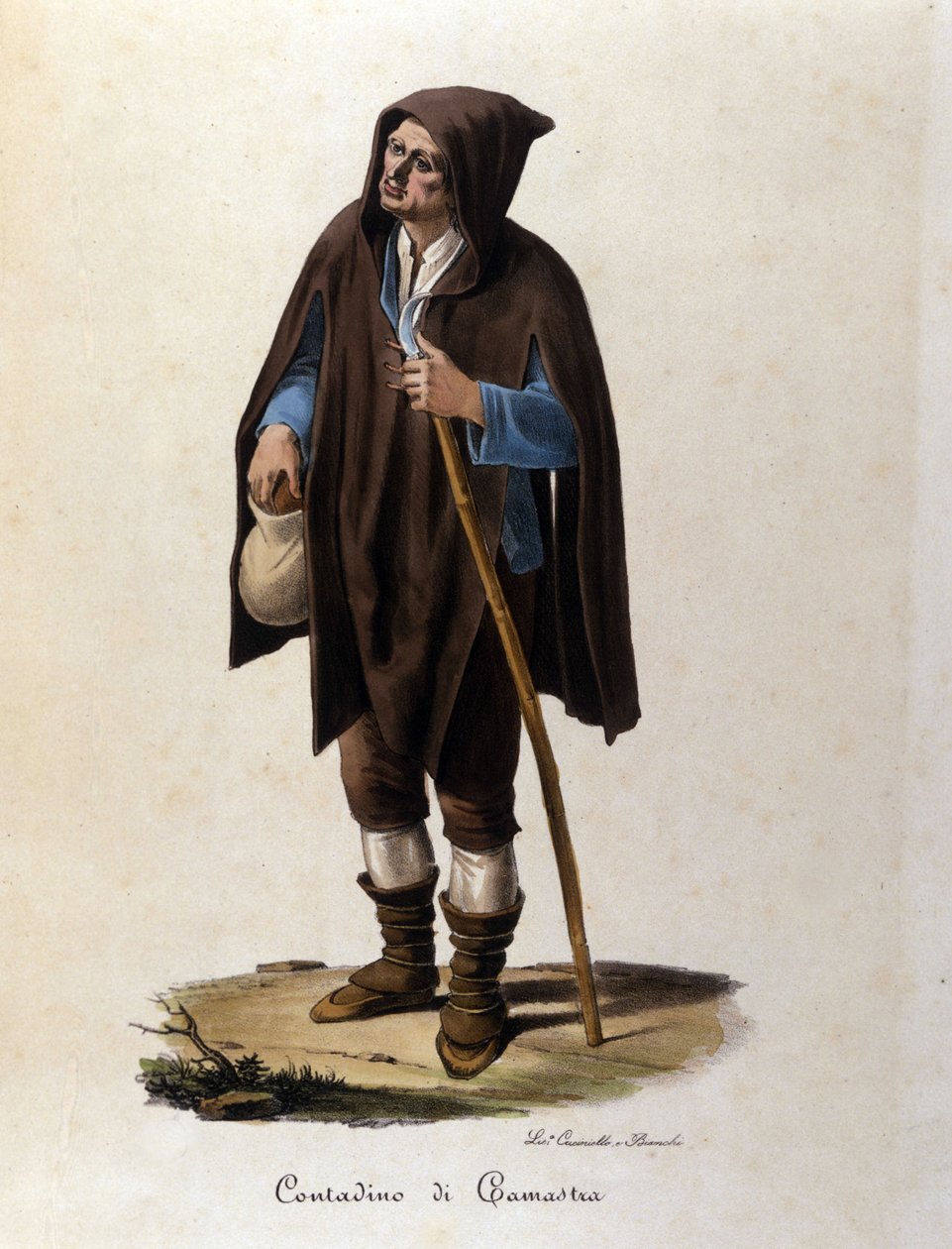 A peasant from the Camastra region in Sicily by Unknown artist