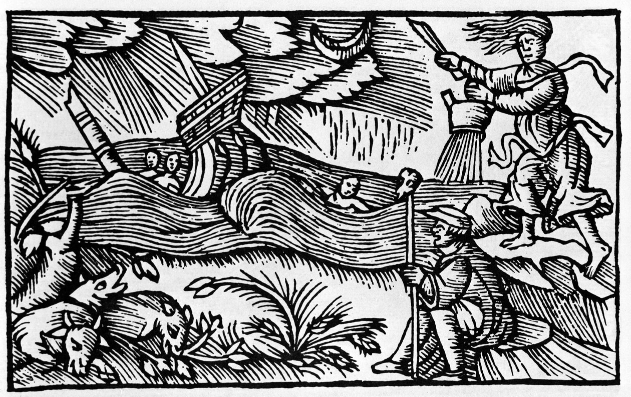 A Witch Causes a Storm after 