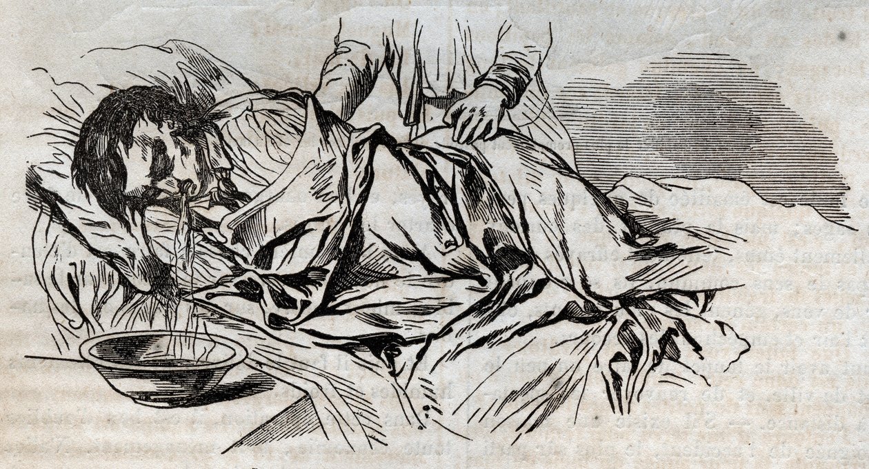 Accident Medicine - Effective Relief for Drowned People - Engraving in 