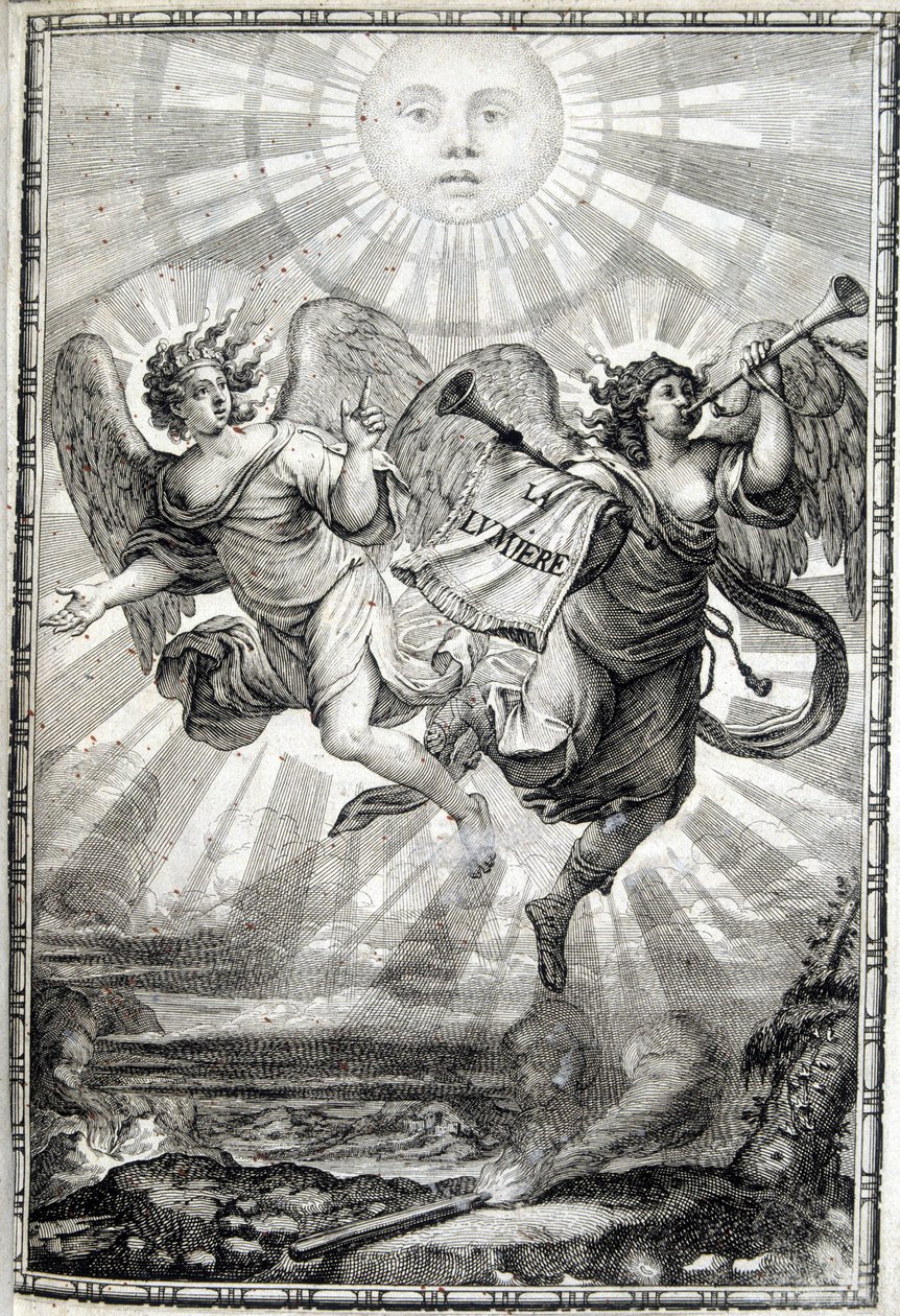 Allegoric Figure of the Light - The Light to Monsignor the eminent Cardinal Jules Mazarin by Unknown artist
