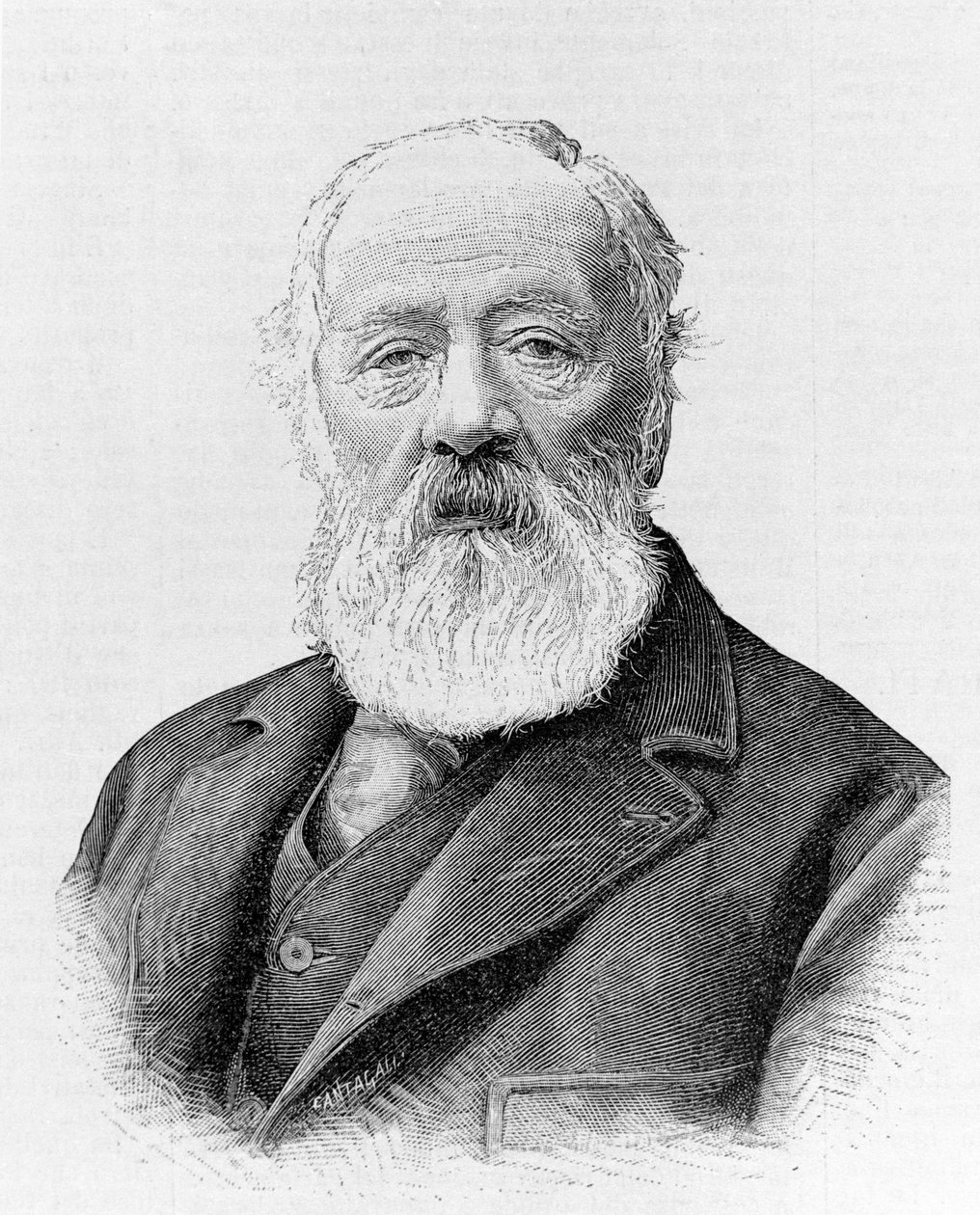 Antonio Meucci, inventor of the voice telegraph by Unknown artist