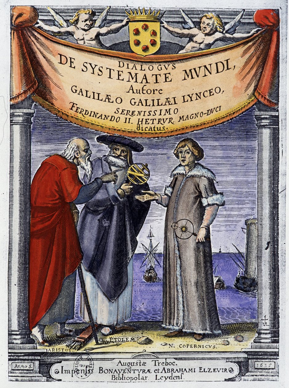 Aristotle, Ptolemy and Nicolas Copernicus by Unknown artist
