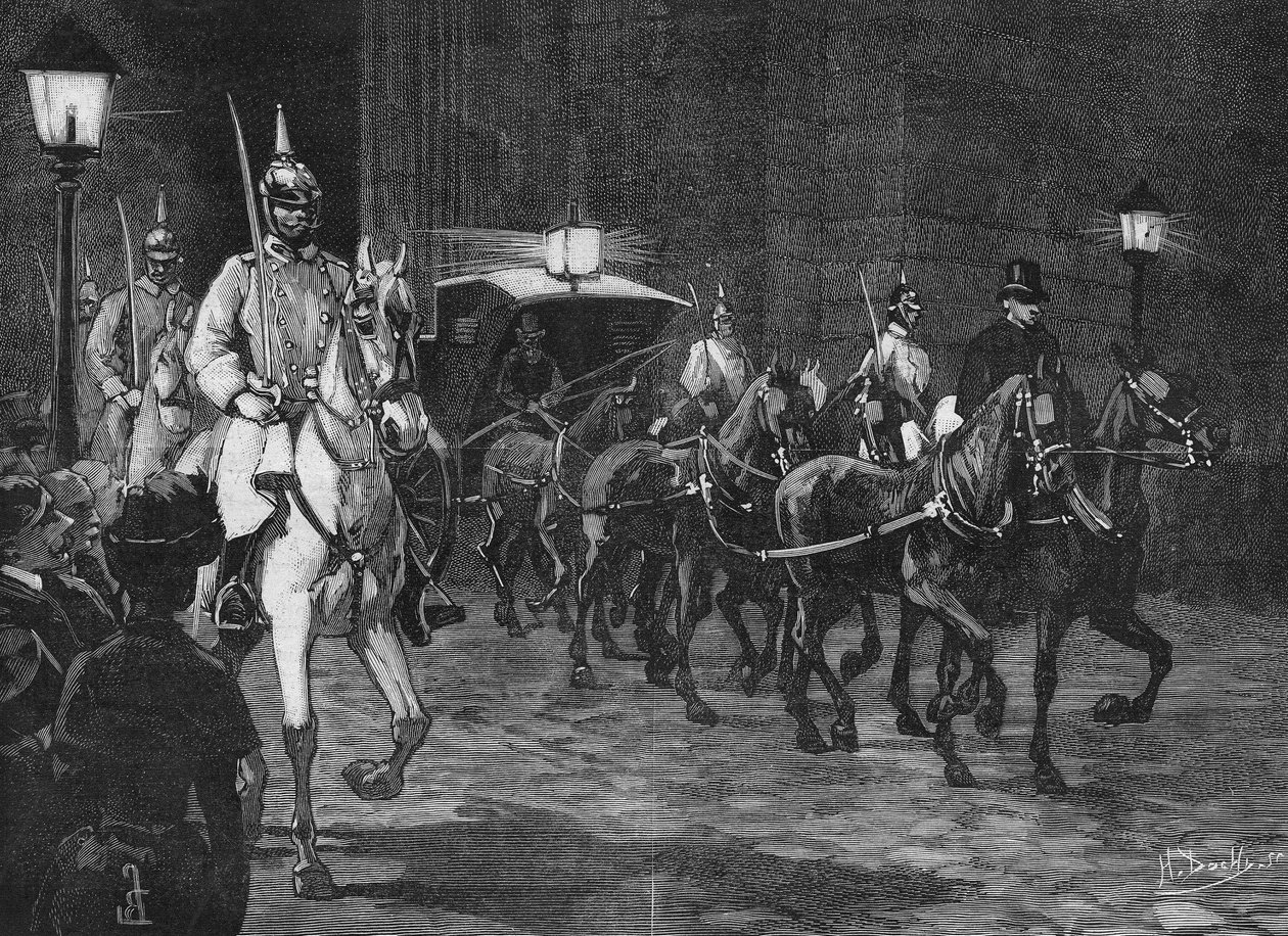 Arrival of the Remains of Archduke Rodolph of Habsburg, Crown Prince of Austria by Unknown artist