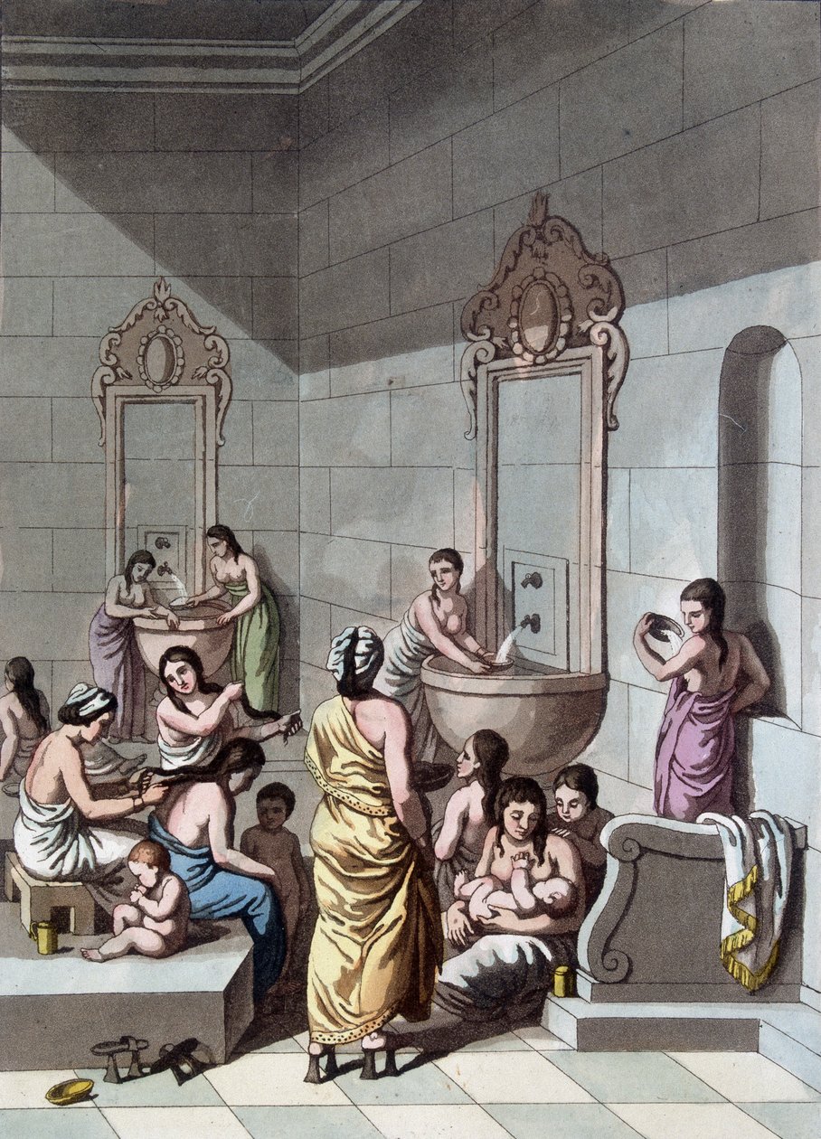 Public baths in Palestine - in 