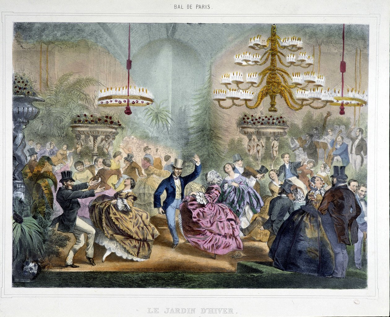 Ball at the Winter Garden by Unknown artist