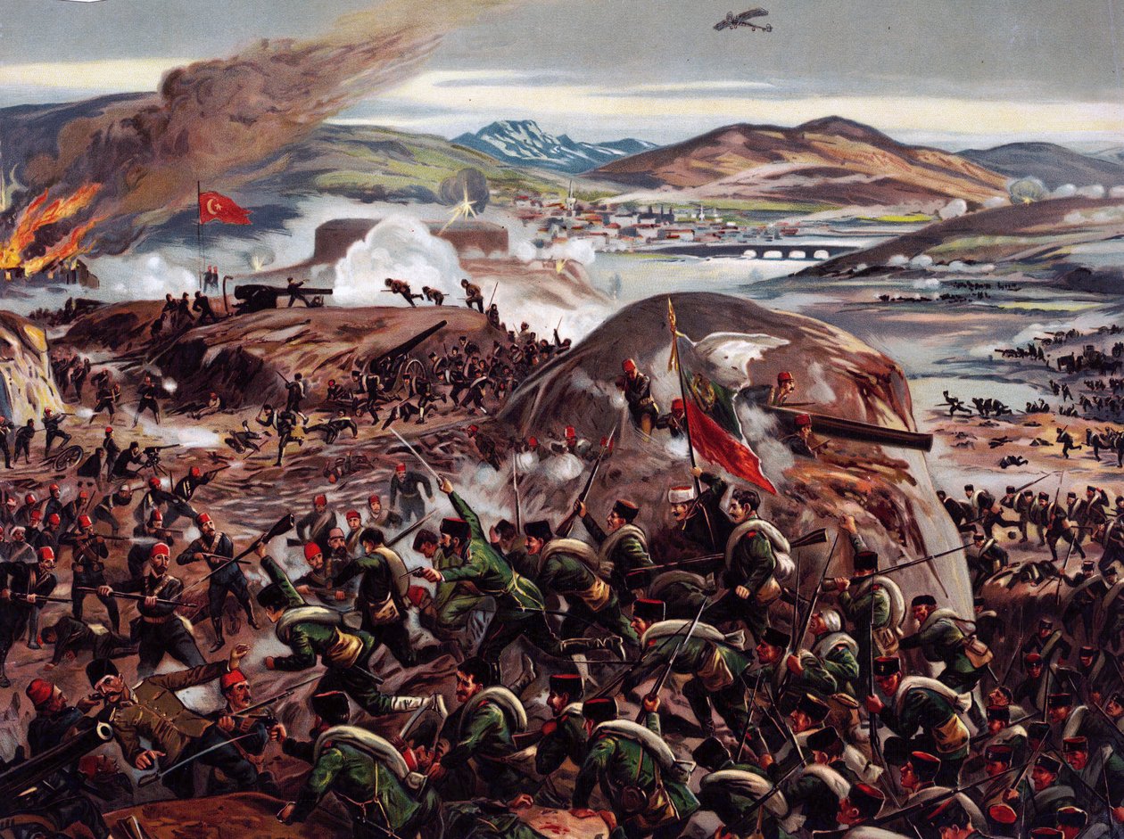 Battle of Kirk Kilisse, Türkiye, October 24 by Unknown Artist