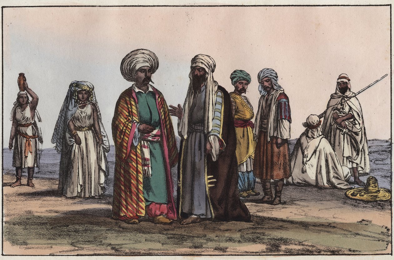 Bedouins - Engraving from 