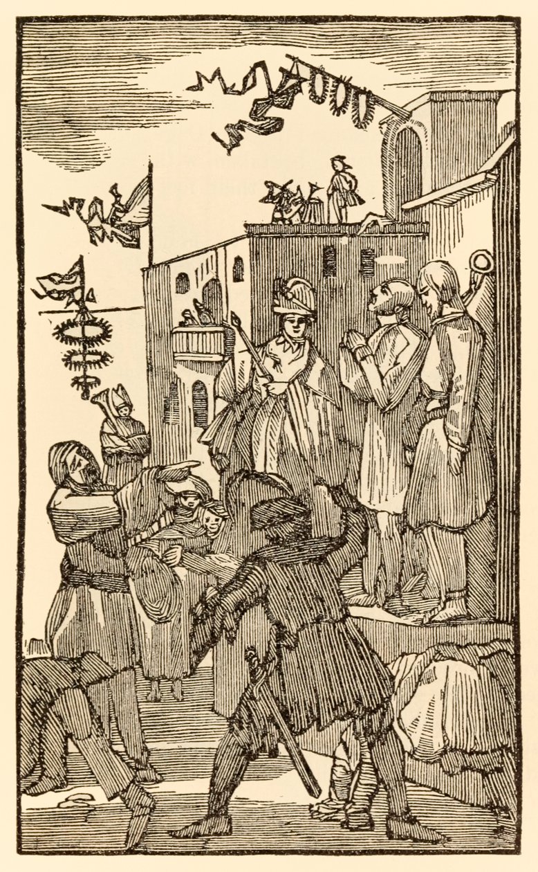 Behold Vanity Fair! from The Pilgrims Progress From This World, To That Which Is To Come by John Bunyan (1628-1688) by Unknown
