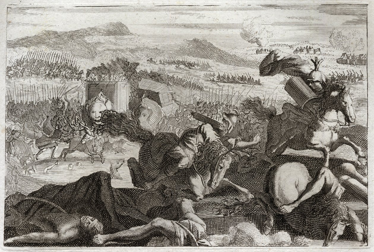 Bible of Royaumont, Old Testament: Death of Judas (illustration from 1811) by Unknown artist