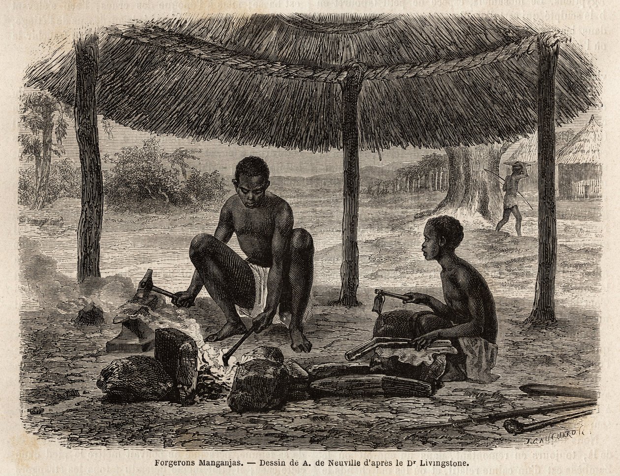 Blacksmith Manganjas by Unknown artist