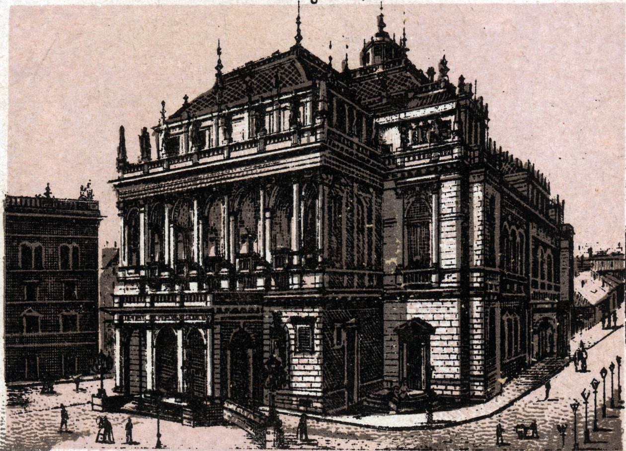 Budapest, Hungary: view of the Magyar Kiralyi Operahaz in 