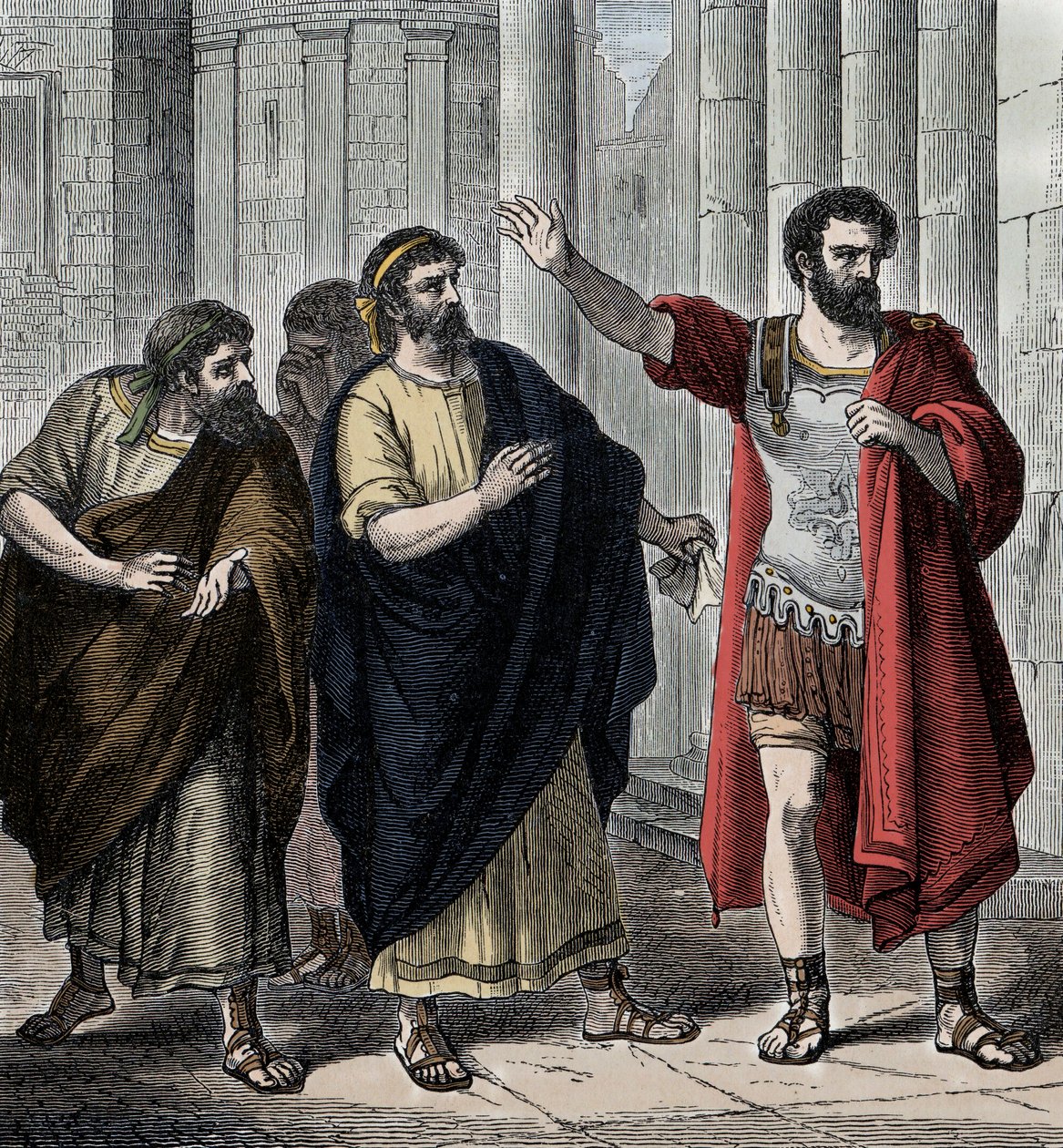Camillus' Banishment - General and statesman Camille (Marcus Furius ...