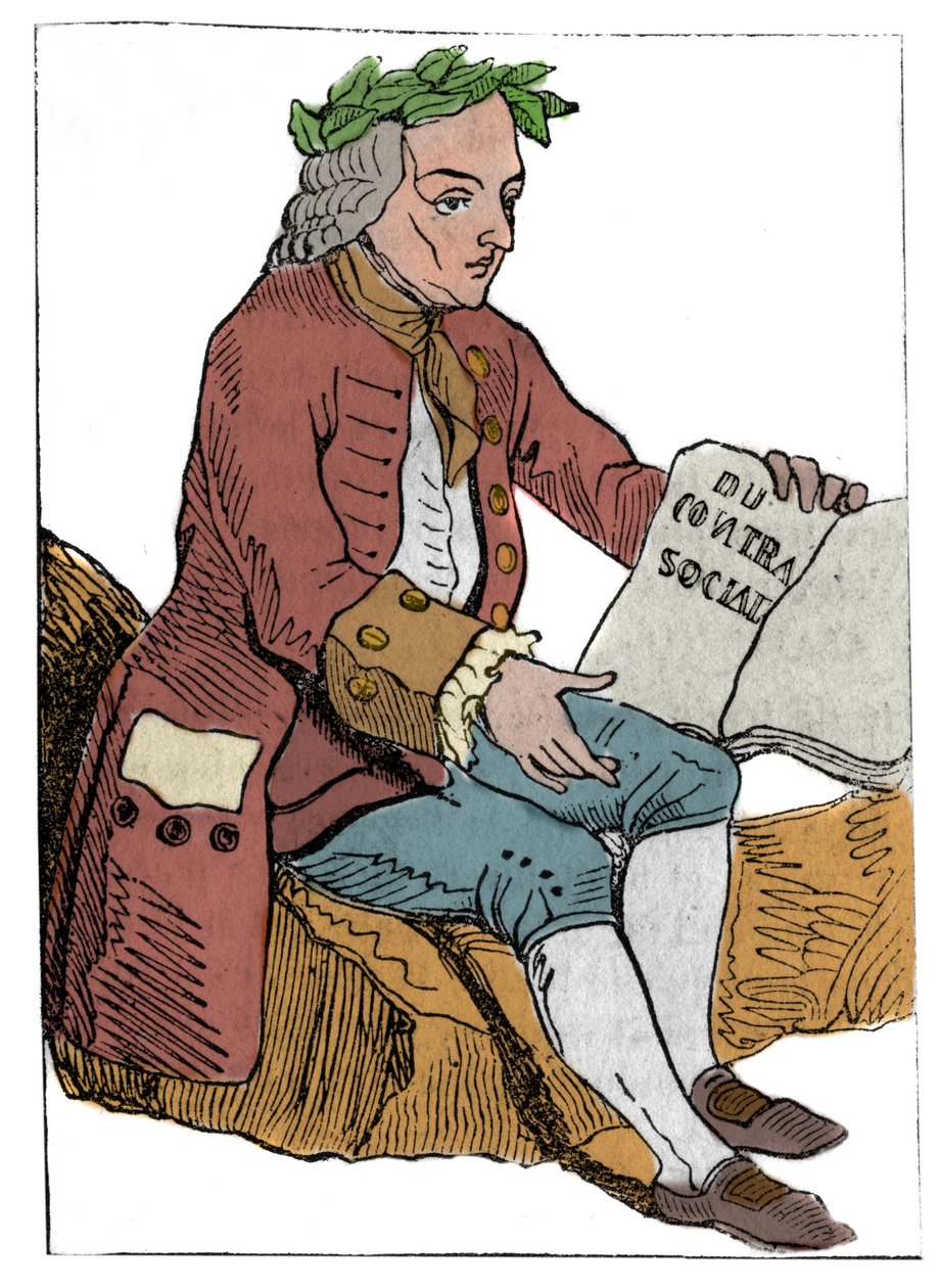 Card to Play of the French Republic: The Character of the Philosopher Under the Traits of Jean-Jacques Rousseau 