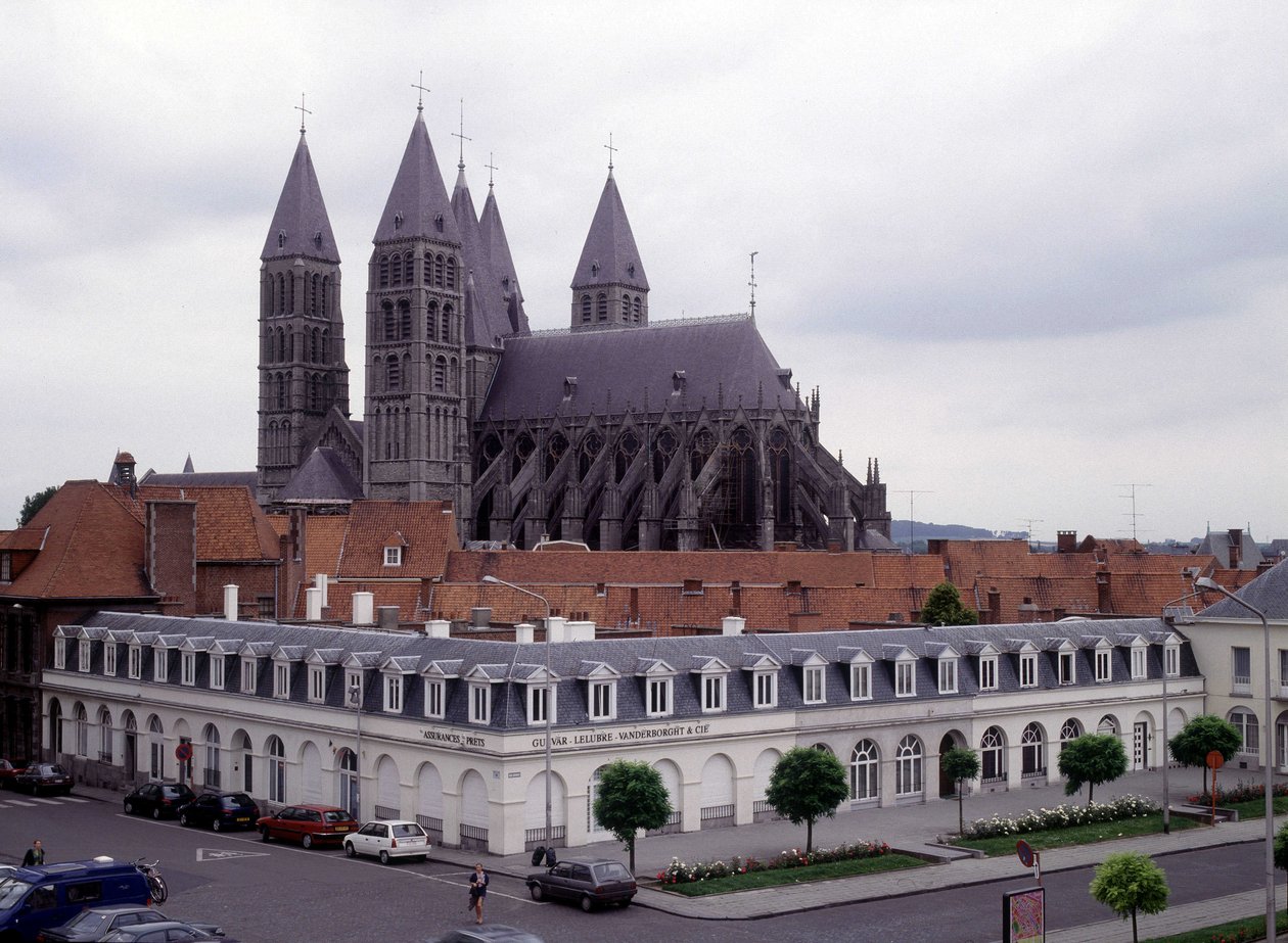 Cathedrale de Tournai, view from the outside by Unknown artist