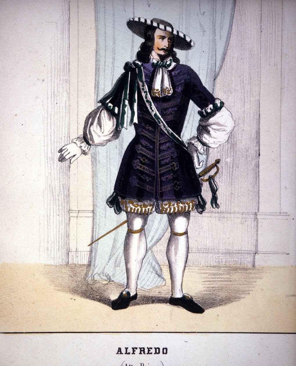 Character of Alfredo Germont in La Traviata by Giuseppe Verdi by Unknown artist