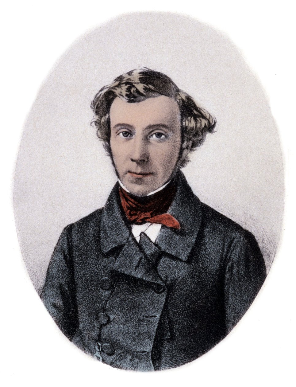 Portrait of Alexis de Tocqueville (1805-1859), French historian and politician by Unknown artist